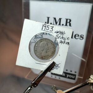 1953 Great Britain Shilling of Queen Elizabeth II (Scottish Shield) - Circulated